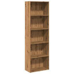 Berkfield Home Bookcase Artisian Oak 60x30x189 cm Engineered Wood in Brown - Size: 60 x 30 x 189 cm - thumbnail 2