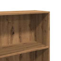Berkfield Home Bookcase Artisian Oak 60x30x189 cm Engineered Wood in Brown - Size: 60 x 30 x 189 cm - thumbnail 6