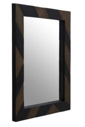 Orsina Aris Metal Wall Mirror in Black - thumbnail 2
