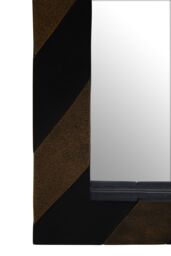 Orsina Aris Metal Wall Mirror in Black - thumbnail 5