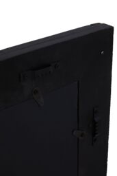 Orsina Aris Metal Wall Mirror in Black - thumbnail 3