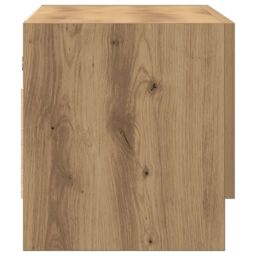 Berkfield Home Wardrobe Artisan Oak 70x32.5x35 cm Engineered Wood in Brown - thumbnail 5
