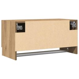Berkfield Home Wardrobe Artisan Oak 70x32.5x35 cm Engineered Wood in Brown - thumbnail 6