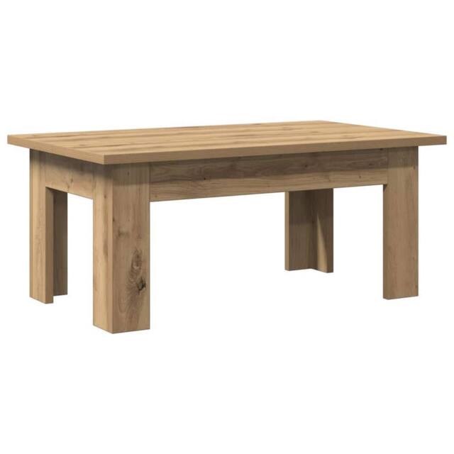Berkfield Home Coffee Table Artisan Oak 100x60x42 cm Engineered Wood in Brown - Size: 100 x 60 x 42 cm - image 1