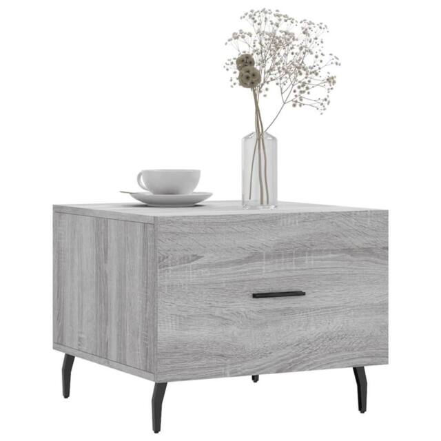 Berkfield Home Decorative Coffee Tables 2 pcs Grey Sonoma 50x50x40 cm Engineered Wood - Size: 50 x 50 x 40 cm - image 1