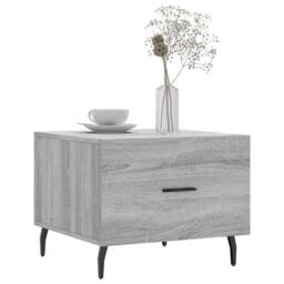 Berkfield Home Decorative Coffee Tables 2 pcs Grey Sonoma 50x50x40 cm Engineered Wood - Size: 50 x 50 x 40 cm - thumbnail 1