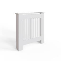 FWStyle Vertical Slat Small White Radiator Cover (H) 82.3 (W) 78cm (D) 19cm - thumbnail 2