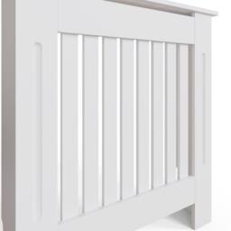 FWStyle Vertical Slat Small White Radiator Cover (H) 82.3 (W) 78cm (D) 19cm - thumbnail 4