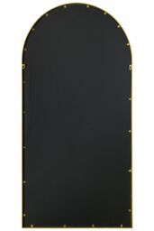 "MirrorOutlet The Arcus Gold Framed Arched Leaner/Wall Mirror 63"" X 31"" (160CM X 80CM) - Size: 1 Pack" - thumbnail 6