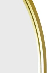 "MirrorOutlet The Arcus Gold Framed Arched Leaner/Wall Mirror 63"" X 31"" (160CM X 80CM) - Size: 1 Pack" - thumbnail 5
