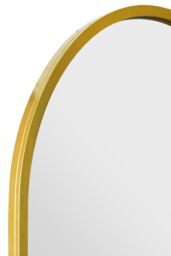 "MirrorOutlet The Arcus Gold Framed Arched Leaner/Wall Mirror 63"" X 31"" (160CM X 80CM) - Size: 1 Pack" - thumbnail 3