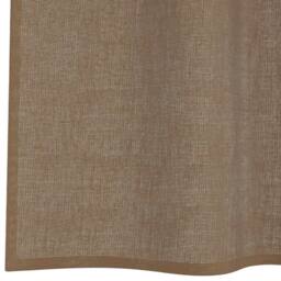 Berkfield Home Voile Curtains with Loops 2 pcs Light Brown 140x175 cm - thumbnail 6