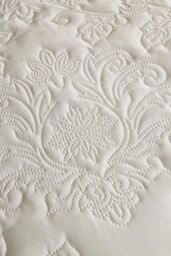 Serene 'Avery Stripe' Pinsonic Soft Touch Duvet Cover Set in Natural - Size: King - thumbnail 4