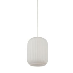 Lighting Collection Frosted Glass Easy Fit Shade White Lamp Shade - thumbnail 3