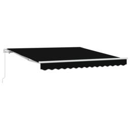 Berkfield Home Manual Retractable Awning Black 300x250 cm - thumbnail 2
