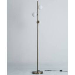 Pagazzi Lior 3-Light Antique Brass Floor Lamp in Gold - thumbnail 3