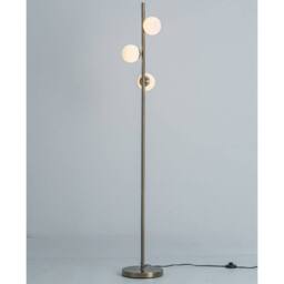 Pagazzi Lior 3-Light Antique Brass Floor Lamp in Gold - thumbnail 2