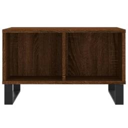 Berkfield Home Modern Coffee Table Brown Oak 60x50x36.5 cm Engineered Wood - thumbnail 4