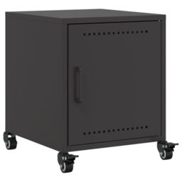 Berkfield Home Bedside Cabinets 2 pcs Black 36x39x43.5 cm Steel - thumbnail 5