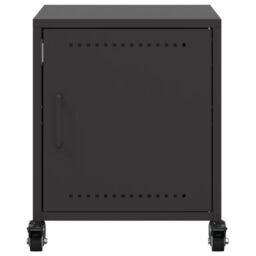 Berkfield Home Bedside Cabinets 2 pcs Black 36x39x43.5 cm Steel - thumbnail 6
