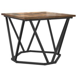 Berkfield Home 2 Piece Side Table Set Smoked Oak Engineered Wood in Brown - thumbnail 5
