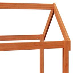 Berkfield Home Day Bed Set 2 pcs Wax Brown Solid Pine Wood - thumbnail 9