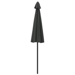 Berkfield Home Outdoor Parasol with Aluminium Pole 270 cm Anthracite in Black - thumbnail 4