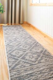 Kukoon Grey Tribal Aztec Outdoor Area Rug Garden Patio Summer Barbeque Mat - Size: 120 cm x 170 cm - thumbnail 3