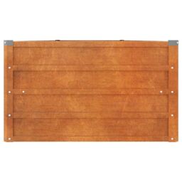 Berkfield Home Garden Raised Bed Rusty 400x80x45 cm Corten Steel in Brown - Size: 400 x 80 x 45 cm - thumbnail 5