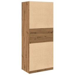 Berkfield Home Wardrobe Artisian Oak 80x50x200 cm Engineered Wood in Brown - Size: 80 x 50 x 200 cm - thumbnail 6
