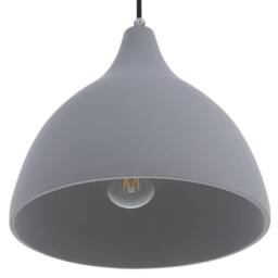 Wyld and Coco Grey Concrete Pendant Lamp - Scandinavian Ceiling Light - thumbnail 4