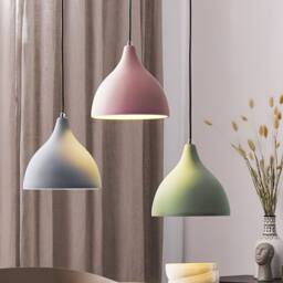 Wyld and Coco Grey Concrete Pendant Lamp - Scandinavian Ceiling Light