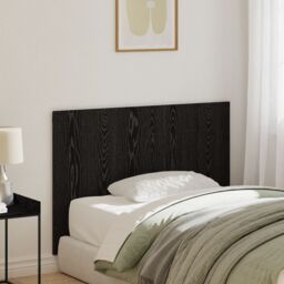 Berkfield Home Bed Headboard Black Oak 120x1, 5x80 cm Engineered Wood