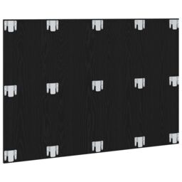 Berkfield Home Bed Headboard Black Oak 120x1, 5x80 cm Engineered Wood - thumbnail 6