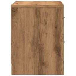 Berkfield Home Bedside Cabinets 2 pcs Artisian Oak 40x30x40 cm Engineered Wood in Brown - Size: 40 x 30 x 40 cm - thumbnail 6