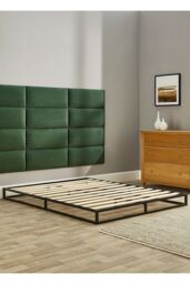 Aspire Loft Metal Bed Frame in Black - Size: Single - thumbnail 4