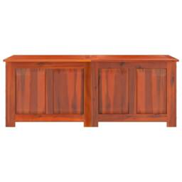 Berkfield Home Storage Chest with Lid Brown Solid Wood Acacia - thumbnail 4