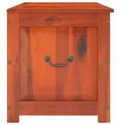 Berkfield Home Storage Chest with Lid Brown Solid Wood Acacia - thumbnail 5