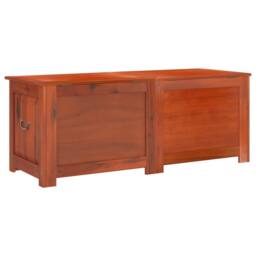Berkfield Home Storage Chest with Lid Brown Solid Wood Acacia - thumbnail 6