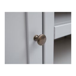 Cabinet Bits Argenta Light Grey 2 Door TV Cabinet Brass Knob - thumbnail 6