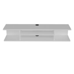Decorotika Pivot Floating TV Stand TV Unit for TVs up to 50 inch in White - thumbnail 2