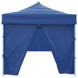 Berkfield Home Durable Folding Pop-up Party Tent with 8 Sidewalls 3x9 m Blue - thumbnail 5