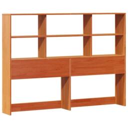 Berkfield Home Decorative Bookcase Bed without Mattress Wax Brown 160x200cm Soli - Size: 160x200 cm - thumbnail 7