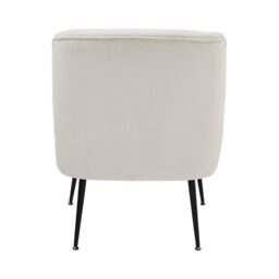 GFW Ava Velvet Accent Chair in Natural - thumbnail 5