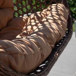 Artemis Home Alston Double Garden Hanging Egg Chair in Brown - thumbnail 2