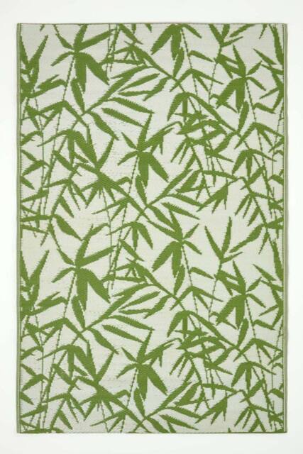 Homescapes Luxury Outdoor Rug Waterproof Reversible, Green Zena Tropical - Size: 120 cm x 180 cm - image 1
