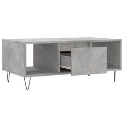 Berkfield Home Coffee Table Concrete Grey 90x50x36.5 cm Engineered Wood - thumbnail 6