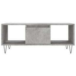 Berkfield Home Coffee Table Concrete Grey 90x50x36.5 cm Engineered Wood - thumbnail 5