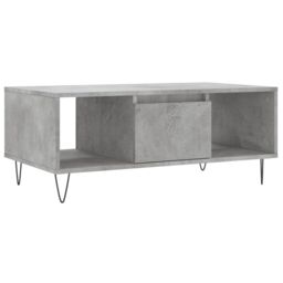 Berkfield Home Coffee Table Concrete Grey 90x50x36.5 cm Engineered Wood - thumbnail 2