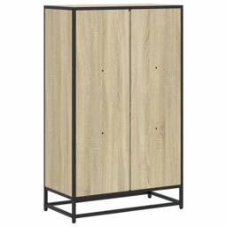 Berkfield Home Modern Book Cabinet Sonoma Oak 65.5x33x107.5 cm Engineered Wood in Light Tan - thumbnail 6
